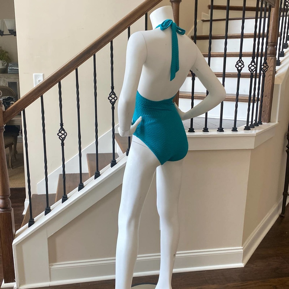 NWT TRINA TURK Empire Halter One Piece Swimsuit, L0544 - Picture 7 of 12